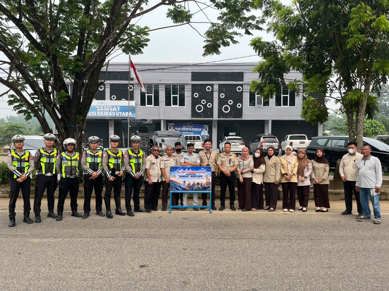 Tim Samsat Muratara Gelar Samsat Menyapa, Mendorong Taat PKB Dan Tertib Berlalu Lintas