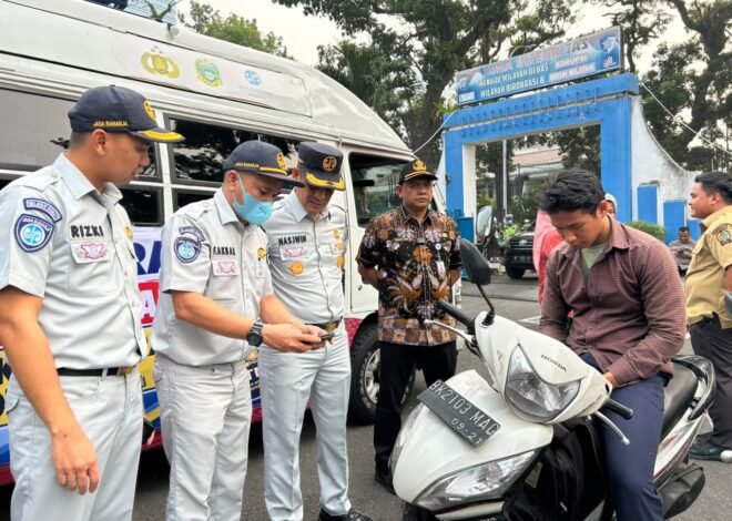 Jasa Raharja Bersama Tim Pembina Samsat Sumut Gelar Operasi Gabungan Sadar Pajak Serentak di 33 Kabupaten/Kota