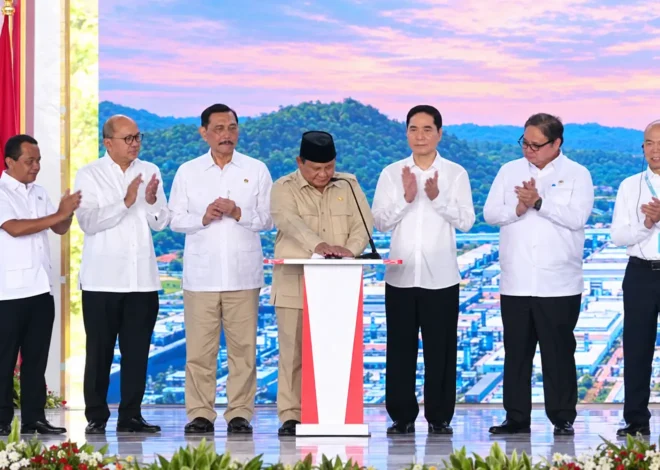 Prabowo Luncurkan 11 Proyek Hilirisasi di IWIP, Investasi Capai US,2 Miliar