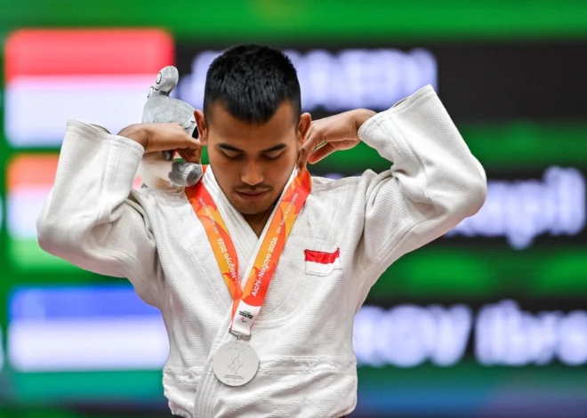 Tampil di Kelas J1-70 Kg, Junaedi Bawa Pulang Perak Asian Para Games 2026