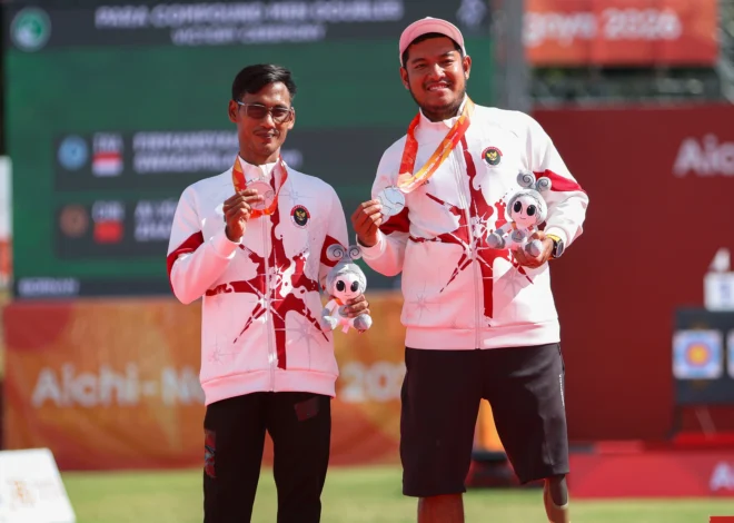 Ken/Audi Ukir Prestasi di Asian Para Games 2026 Lewat Perak Compound Campuran
