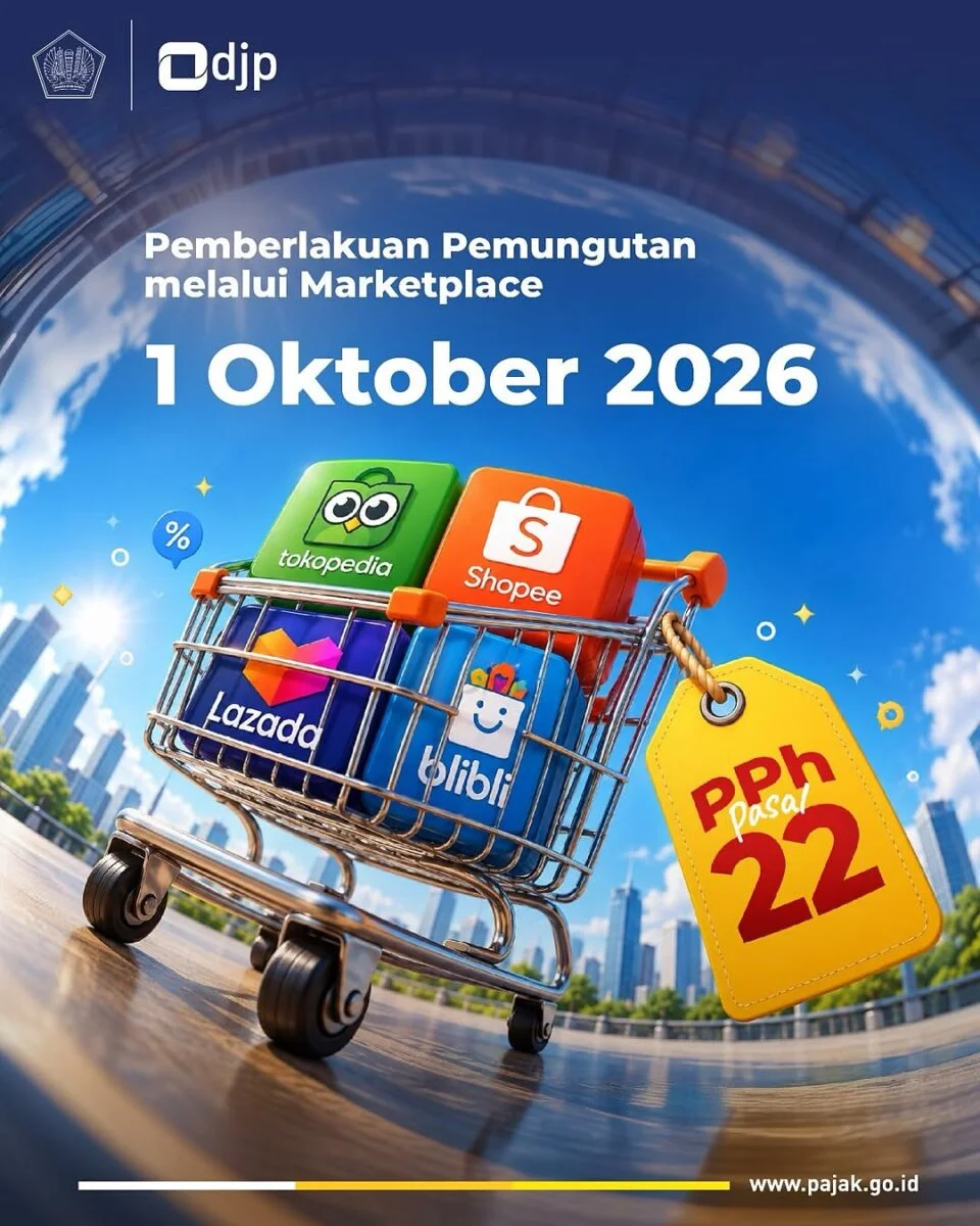 DJP Tunjuk Blibli, Tokopedia, Lazada, dan Shopee Pungut PPh 22