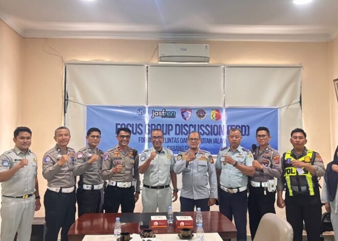Jasa Raharja Sumbar Gelar FGD Bersama Dishub dan Kepolisian Bahas Keselamatan Lalu Lintas di Solok