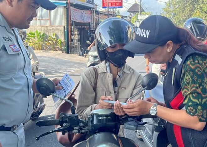 Operasi Gabungan Tak Hanya Soal Kendaraan, Relaksasi PKB Ikut Disosialisasikan di Tabanan