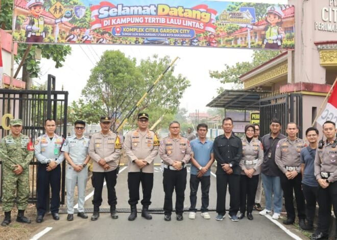 Jasa Raharja Kalsel Dukung Kampung Tertib Lalu Lintas, Perkuat Kesadaran Warga dari Lingkungan RT
