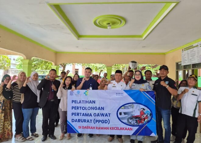 Tingkatkan Kesiapsiagaan, PT Jasa Raharja (Persero) Cabang Cirebon Gelar Pelatihan Pertolongan Pertama Gawat Darurat (PPGD) Di Balai Desa Mundu Pesisir Kab Cirebon