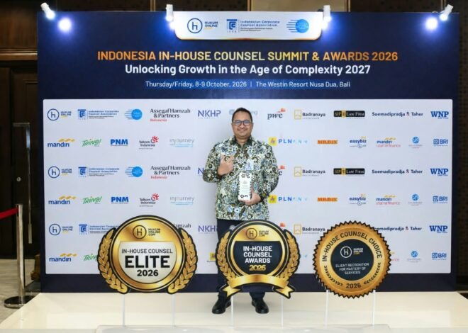 Jasa Raharja Konsisten Tingkatkan Tata Kelola dan Kualitas Pelayanan, Direktur Kepatuhan dan Manajemen Risiko Terima Rekognisi In-House Counsel Elite 2026