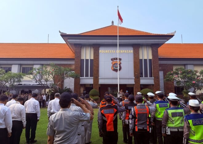 Apel Operasi Patuh Agung di Polresta Denpasar, Jasa Raharja Dukung Gerakan Tertib Berlalu Lintas