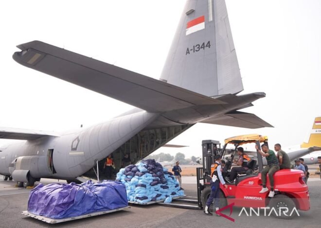 TNI AU Siagakan 11 Pesawat untuk Distribusi Bahan Modifikasi Cuaca dan Pemadaman Karhutla